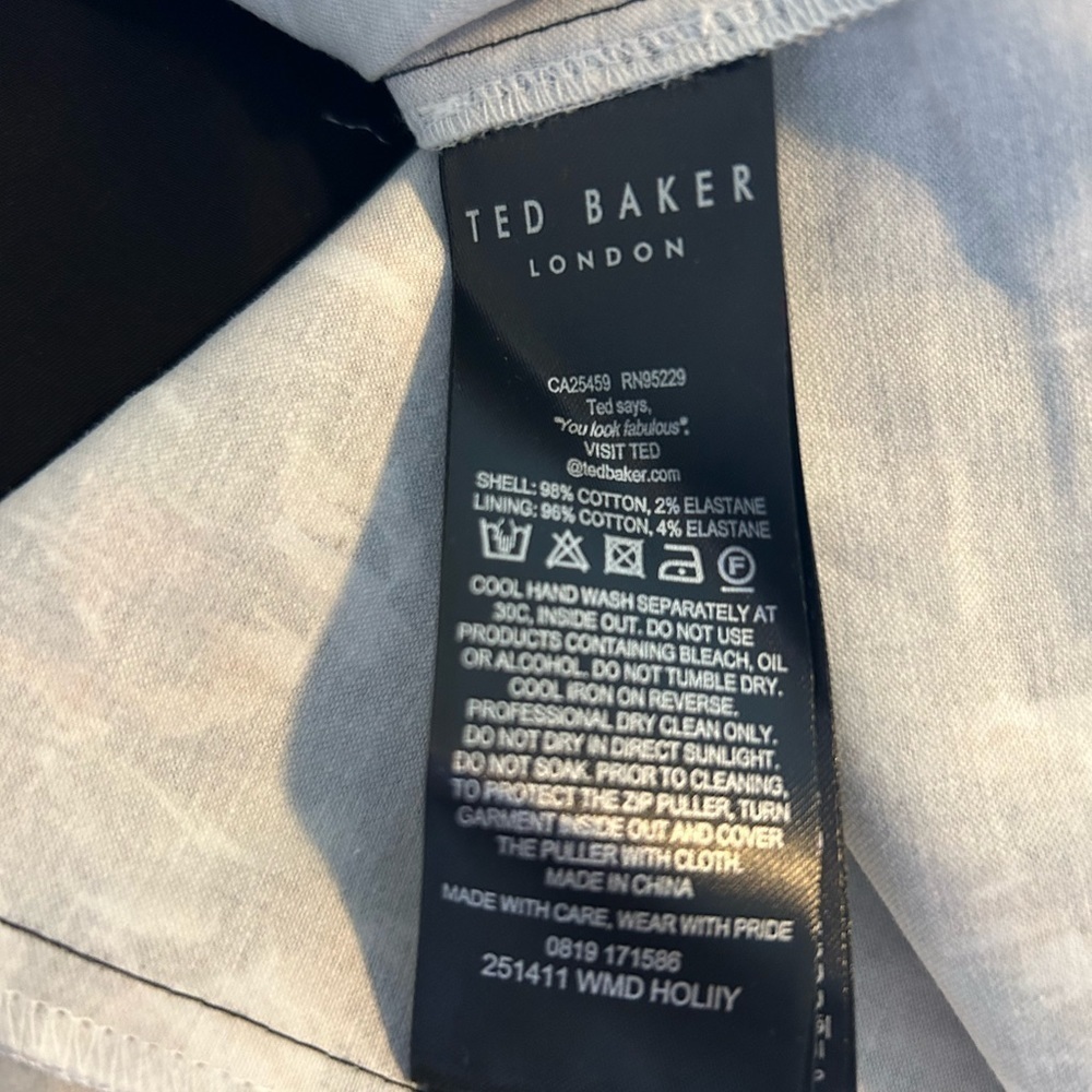 Ted Baker Women's Urban Printed Mini Dress size XS/S - Picture 9 of 10